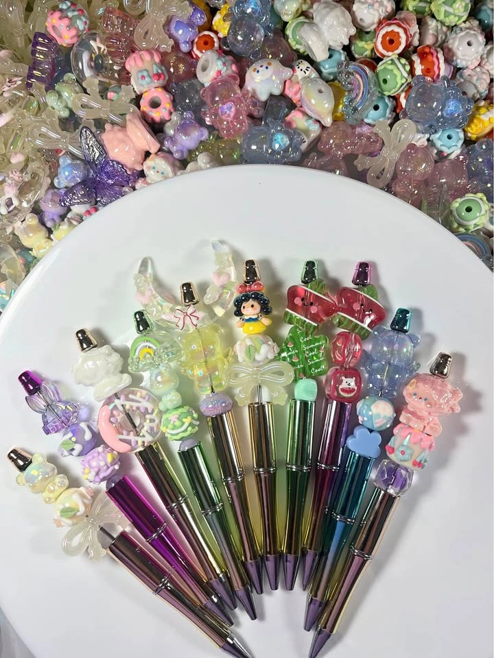 DIY charm pen, birthday goodie bags, party favors, kids gifts