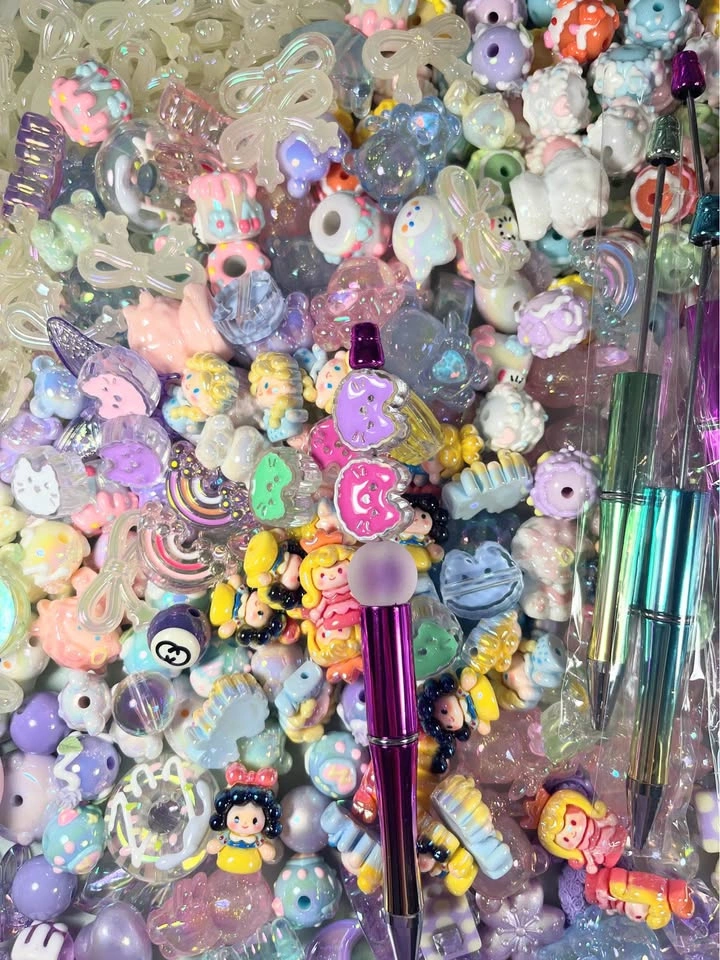 DIY charm pen, birthday goodie bags, party favors, kids gifts - photo 2