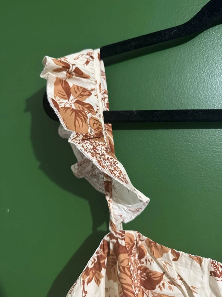 3X Beige/Brown Floral Midi Dress - Fashion Nova - photo 4