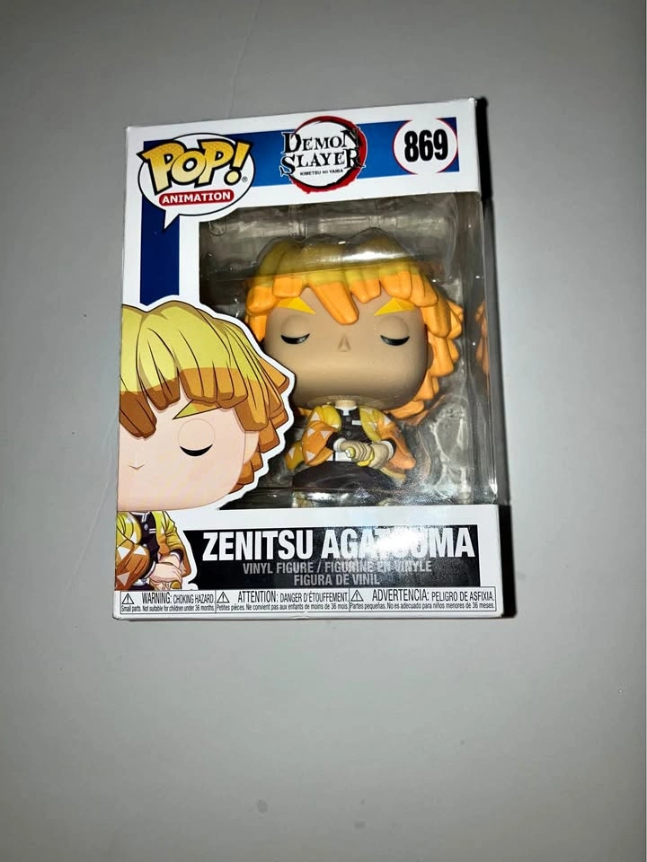 Zenitsu Agatsuma Funko Pop 869 Demon Slayer Animation Vinyl Figu