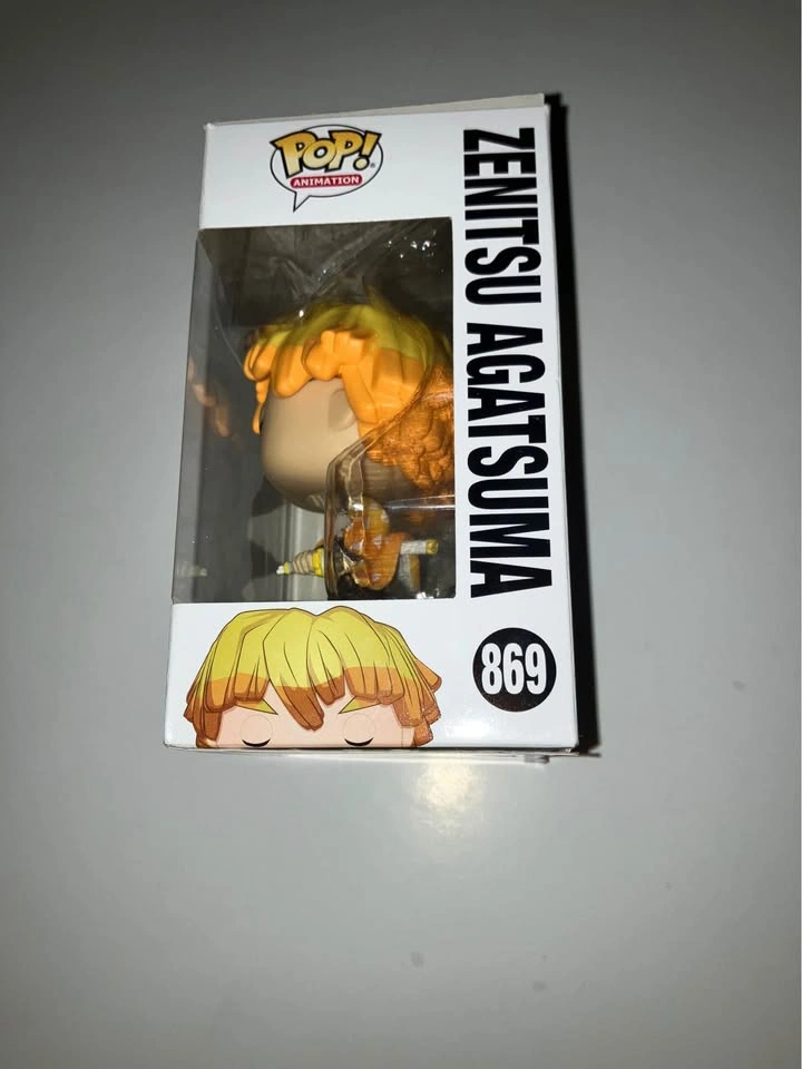 Zenitsu Agatsuma Funko Pop 869 Demon Slayer Animation Vinyl Figu - photo 4