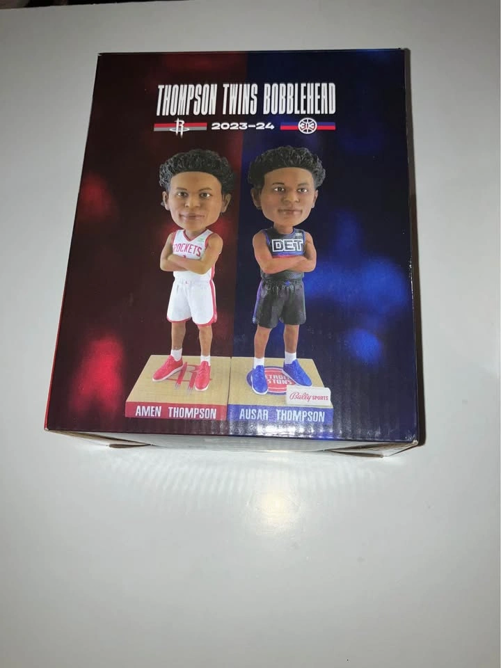Amen/Ausar Thompson Twins Bobblehead Houston/Detroit NEW NIB - photo 2