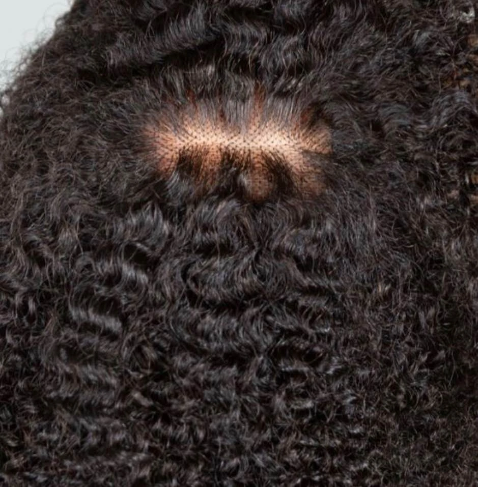 Human Hair Curly Bang Wig - photo 2