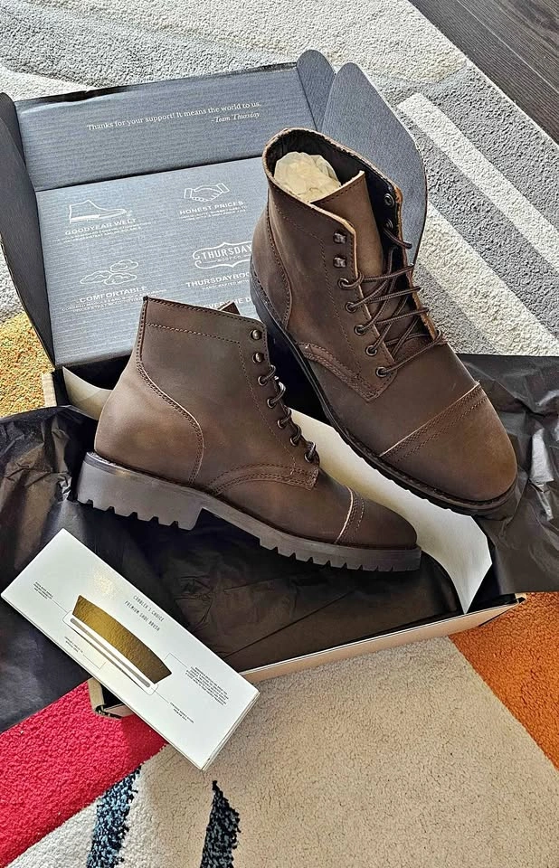 Men's Brown Leather Boots