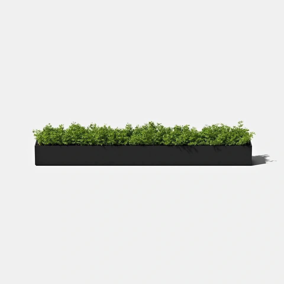 Veradek Geo Trough Planter (32") - Matte Black (4 Avail)