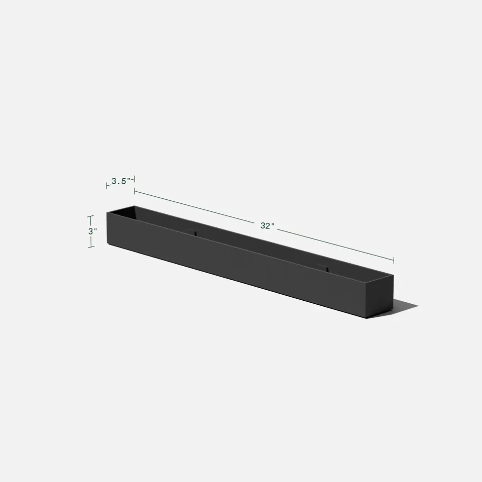 Veradek Geo Trough Planter (32") - Matte Black (4 Avail) - photo 2