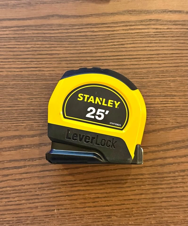 Stanley LeverLock 25-Foot Tape Measure (STHT30825)