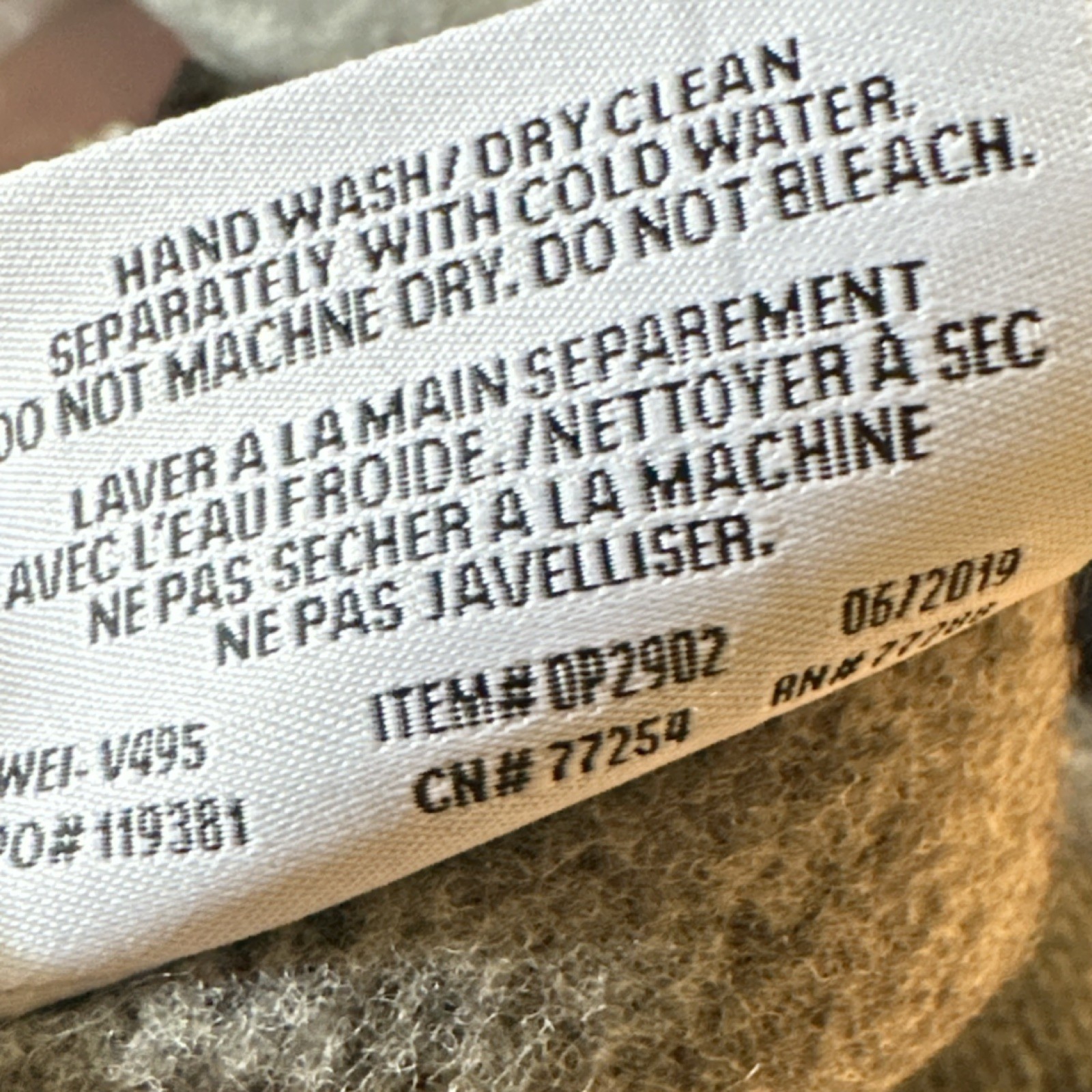 Check Pattern Blanket Gray Cream Black DP2902 Rectangular - photo 4