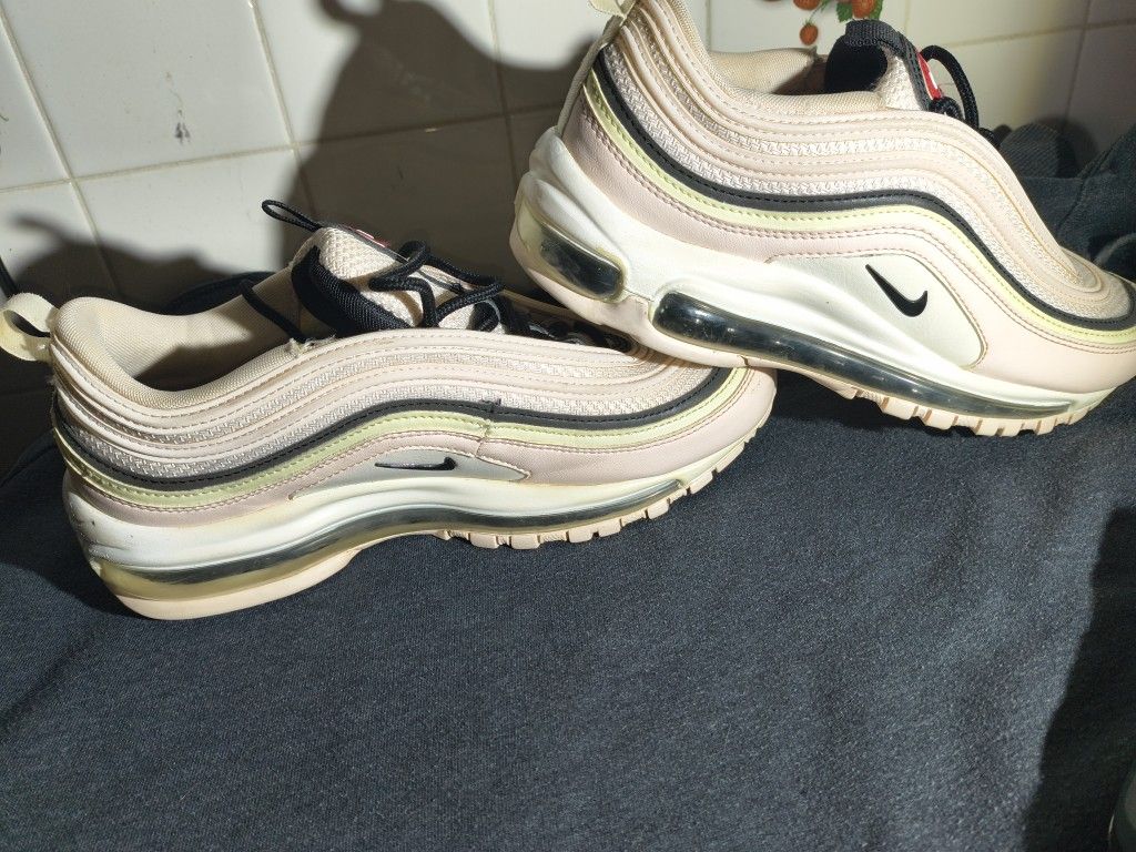 WMNS NIKE AIR MAX 97 LIGHT SOFT PINK-BLACK SIZE 8.5 - photo 2