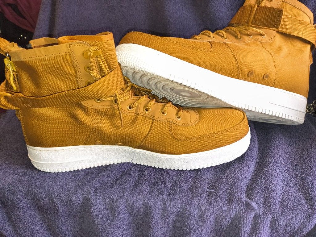 Nike SF Air Force 1 Mid Desert Ocher - photo 4