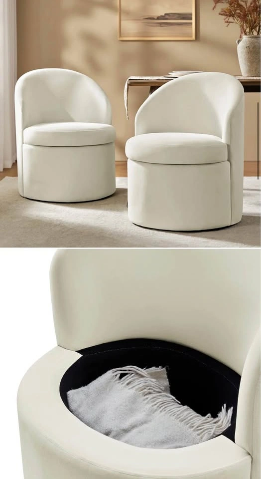 Velvet Storage Dining Chairs