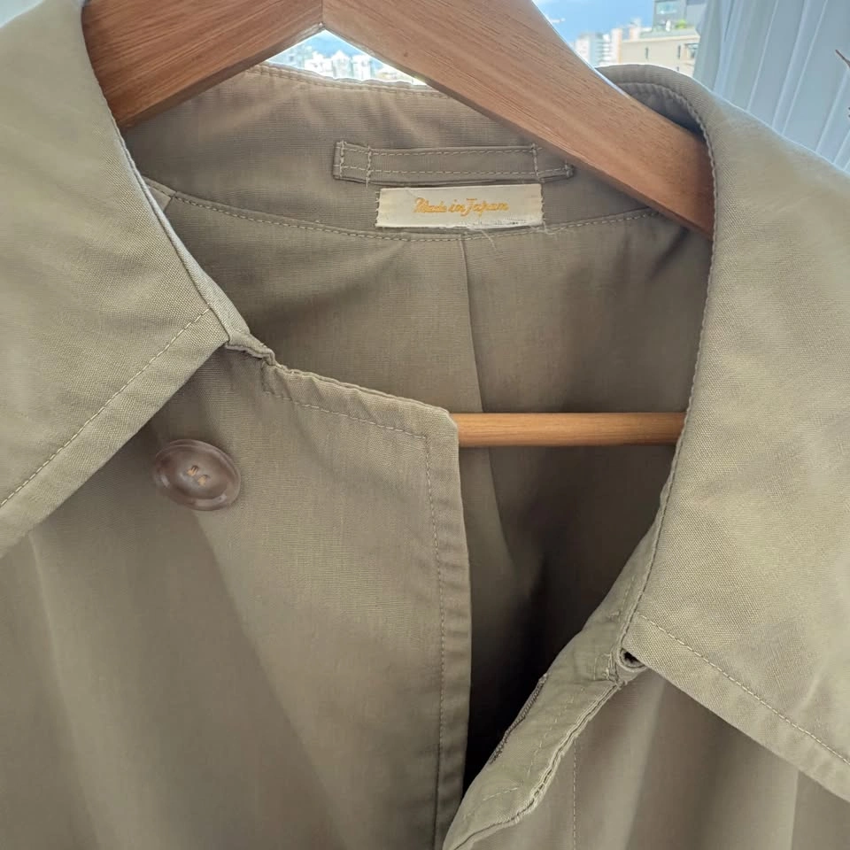 vintage trench coat - made in japan - photo 2
