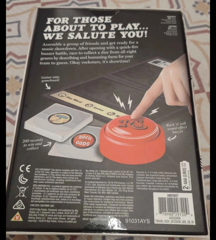 Rolling Stone Rock and Roll Party Game - photo 3