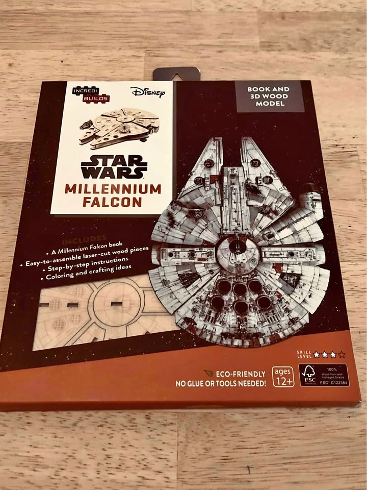 Star Wars Millennium Falcon 3D Wood Model