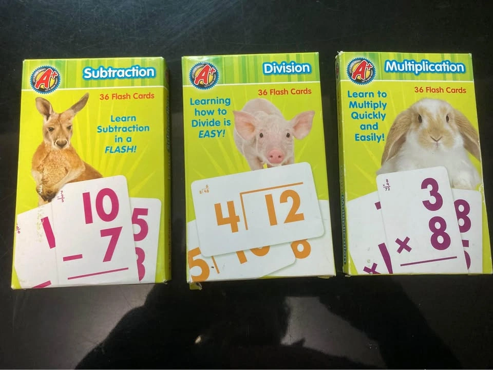 Flash Cards: Subtraction, Multiplication, Division, Addition, In - photo 2