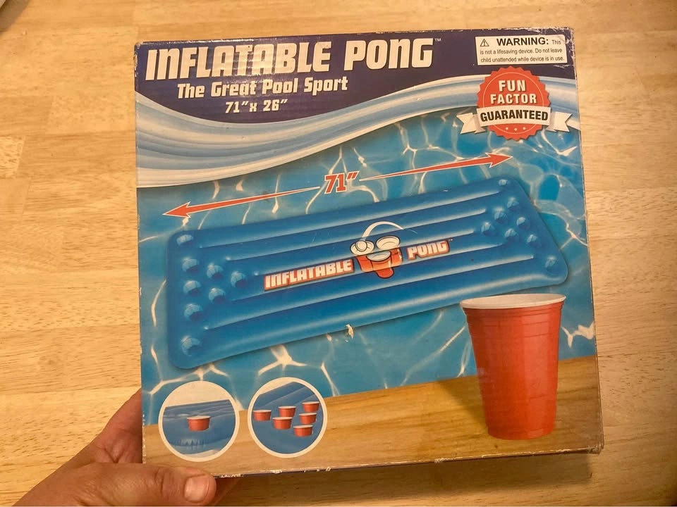 Inflatable Pong Pool Game
