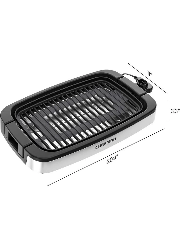 CHEFMAN. Smokeless Electric Indoor Grill - New - photo 3