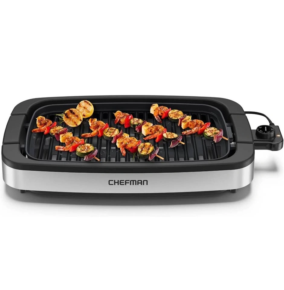 CHEFMAN. Smokeless Electric Indoor Grill - New - photo 5