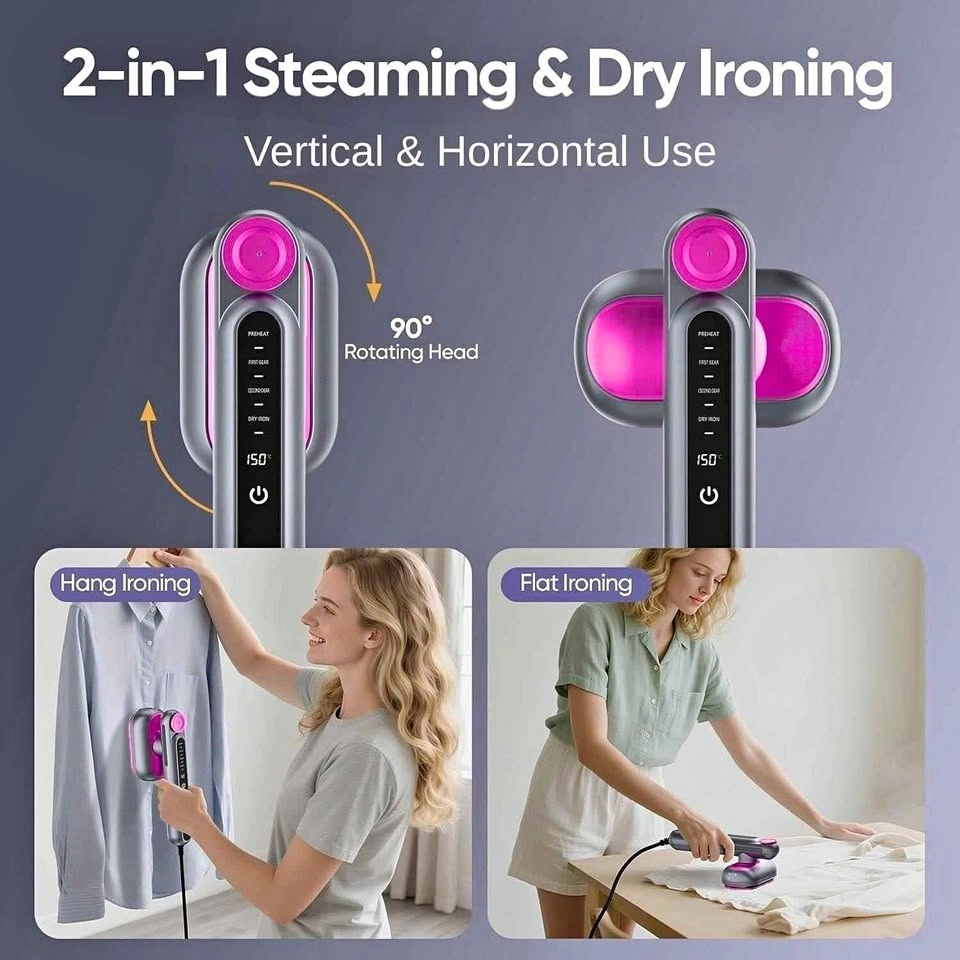 Brand New - 2 in 1 Handheld Travel Steamer for Clothes