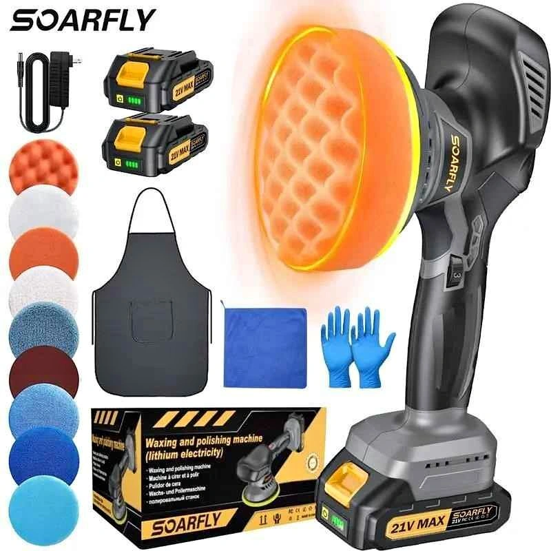 New - SOARFLY Car Buffer Polisher Kit