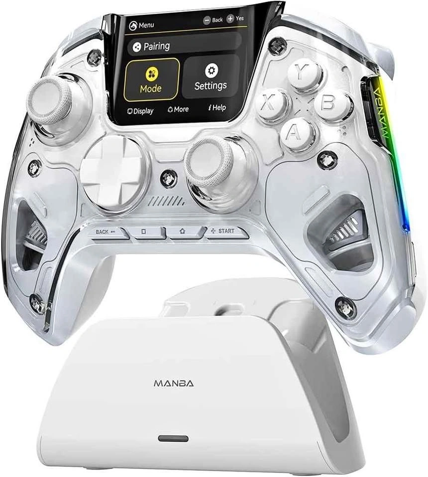 ManbaOne Wireless Controller for PC/Switch, Hall Effect Sticks
