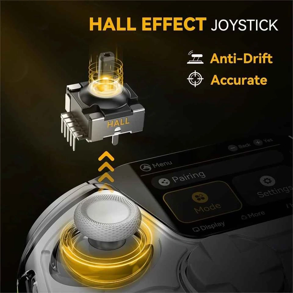 ManbaOne Wireless Controller for PC/Switch, Hall Effect Sticks - photo 3