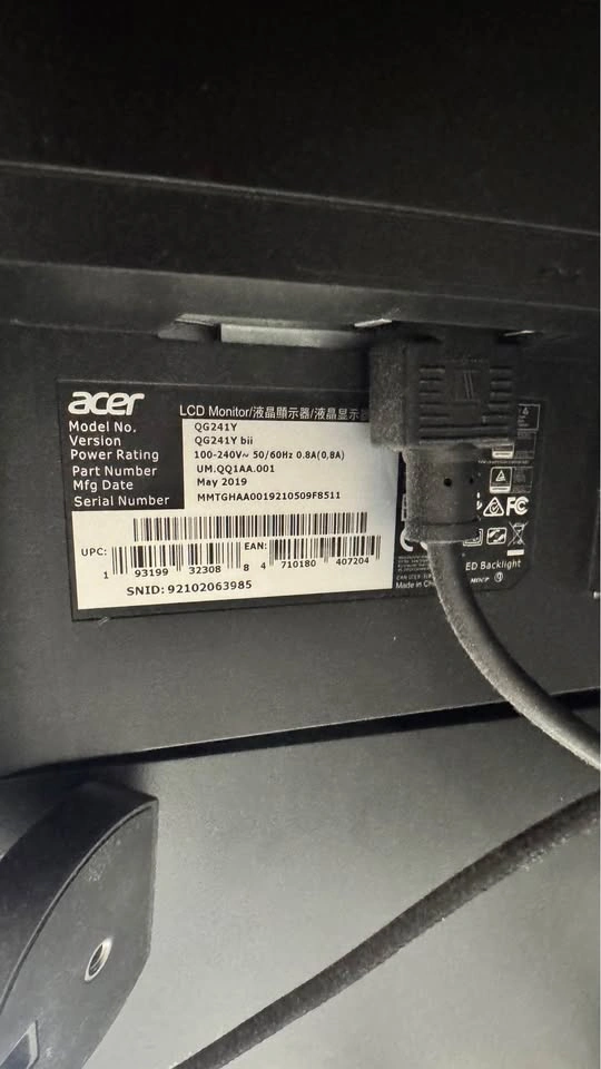 Acer Nitro 24" FHD AMD Freesync 165Hz Monitor - photo 2