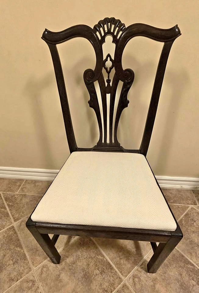 Dark Brown Wooden Chair