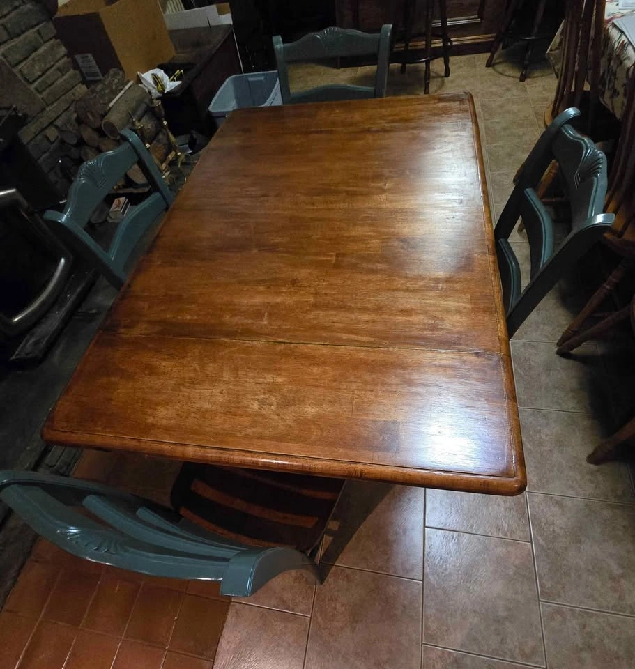 Wooden Table and Chairs Set - photo 3