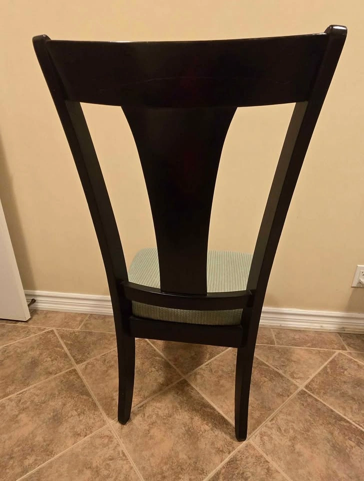Wooden Chair (Dark Brown) - photo 3