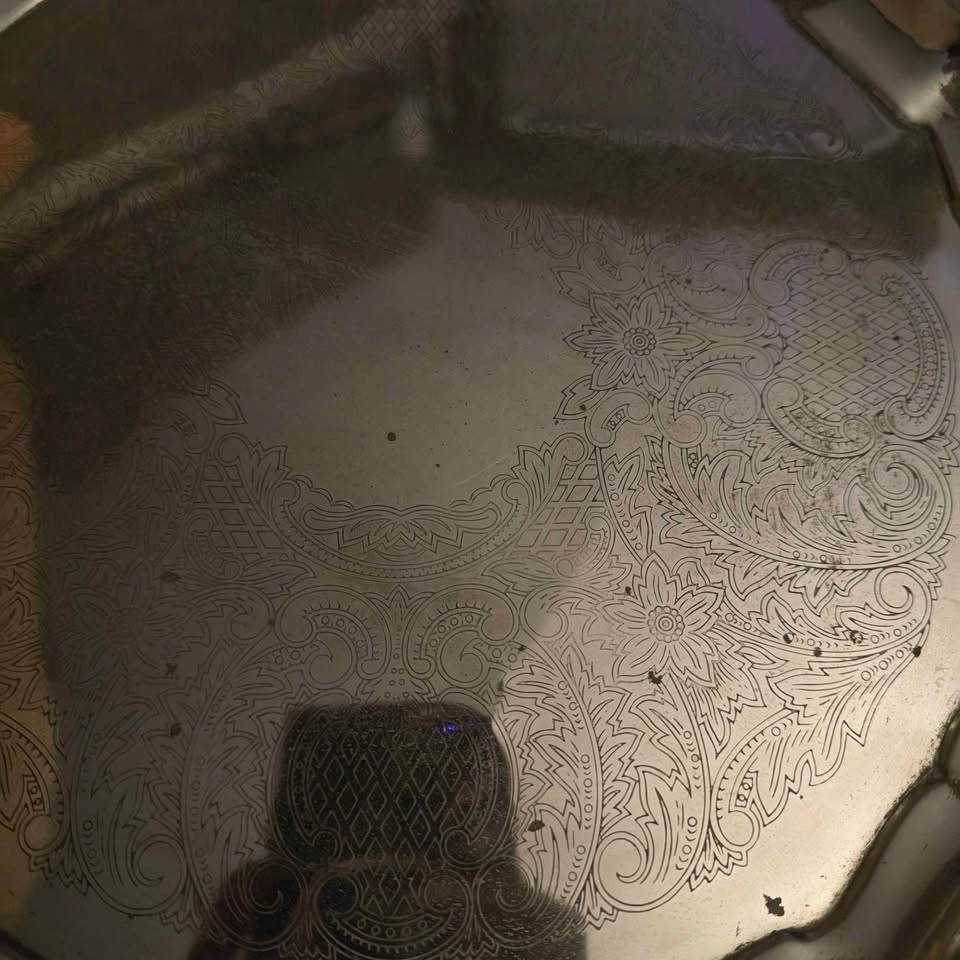Fancy Indonesian Vintage Serving Tray - photo 3