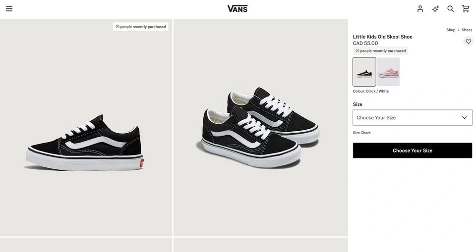 Kids Vans Old Skool Shoes - New - photo 2