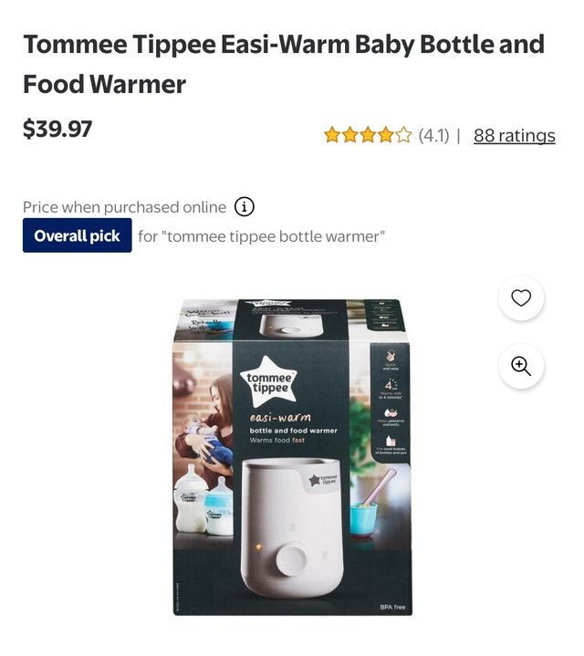 Tommee Tippee Warmer Brand New in Box