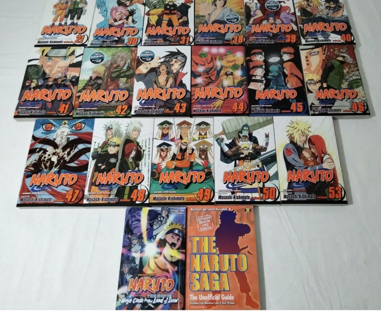 Naruto Manga Lot - 19 Books