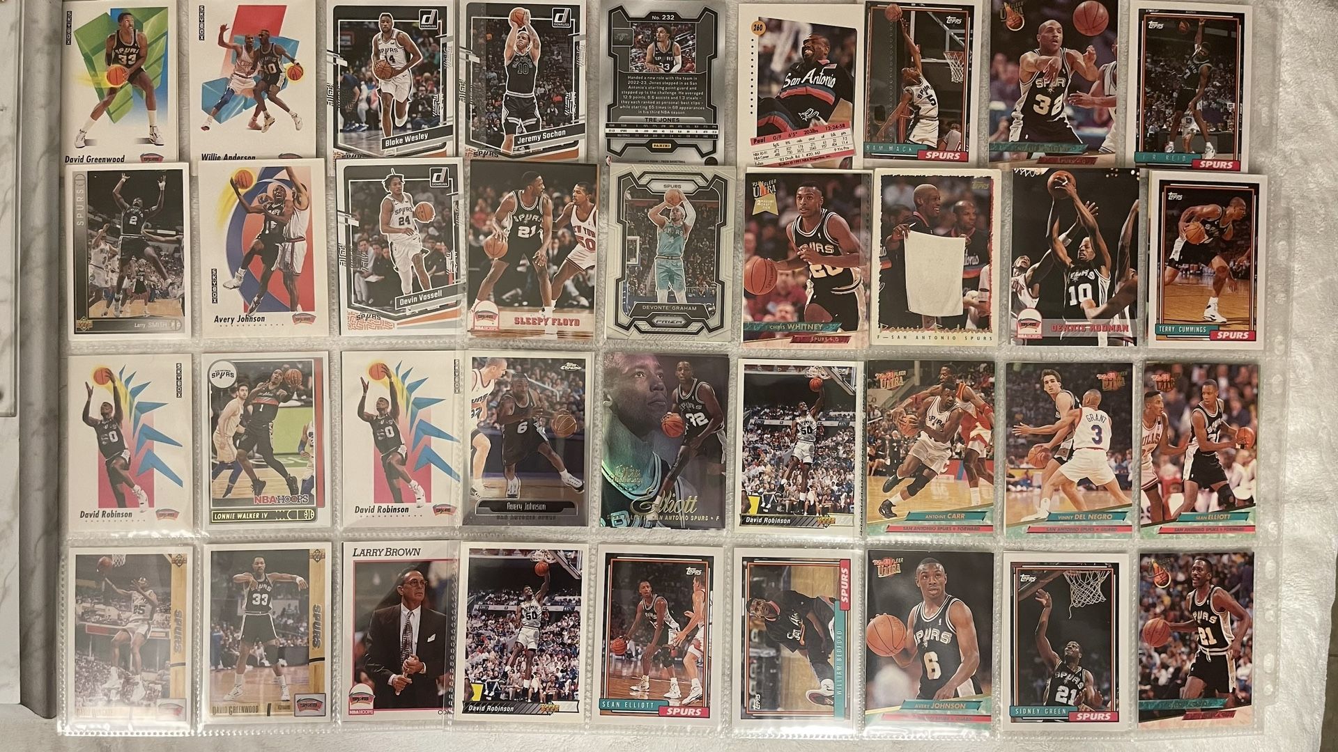 NBA Signed Tim Duncan Plaque COA & Spurs Basketball Cards - photo 3