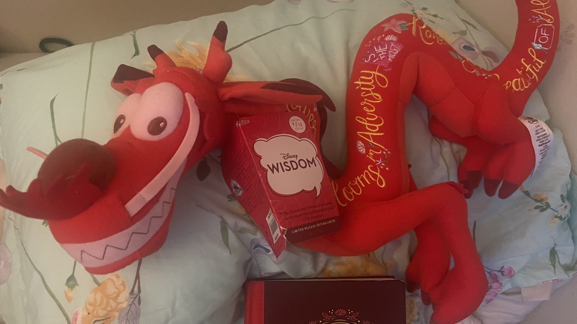 Disney Wisdom Mulan Mushu Plush & Journal - Limited Edition
