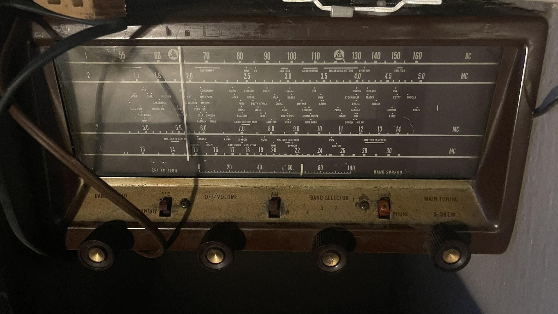 Vintage Hallicrafters S-38 EM Shortwave Radio - photo 2