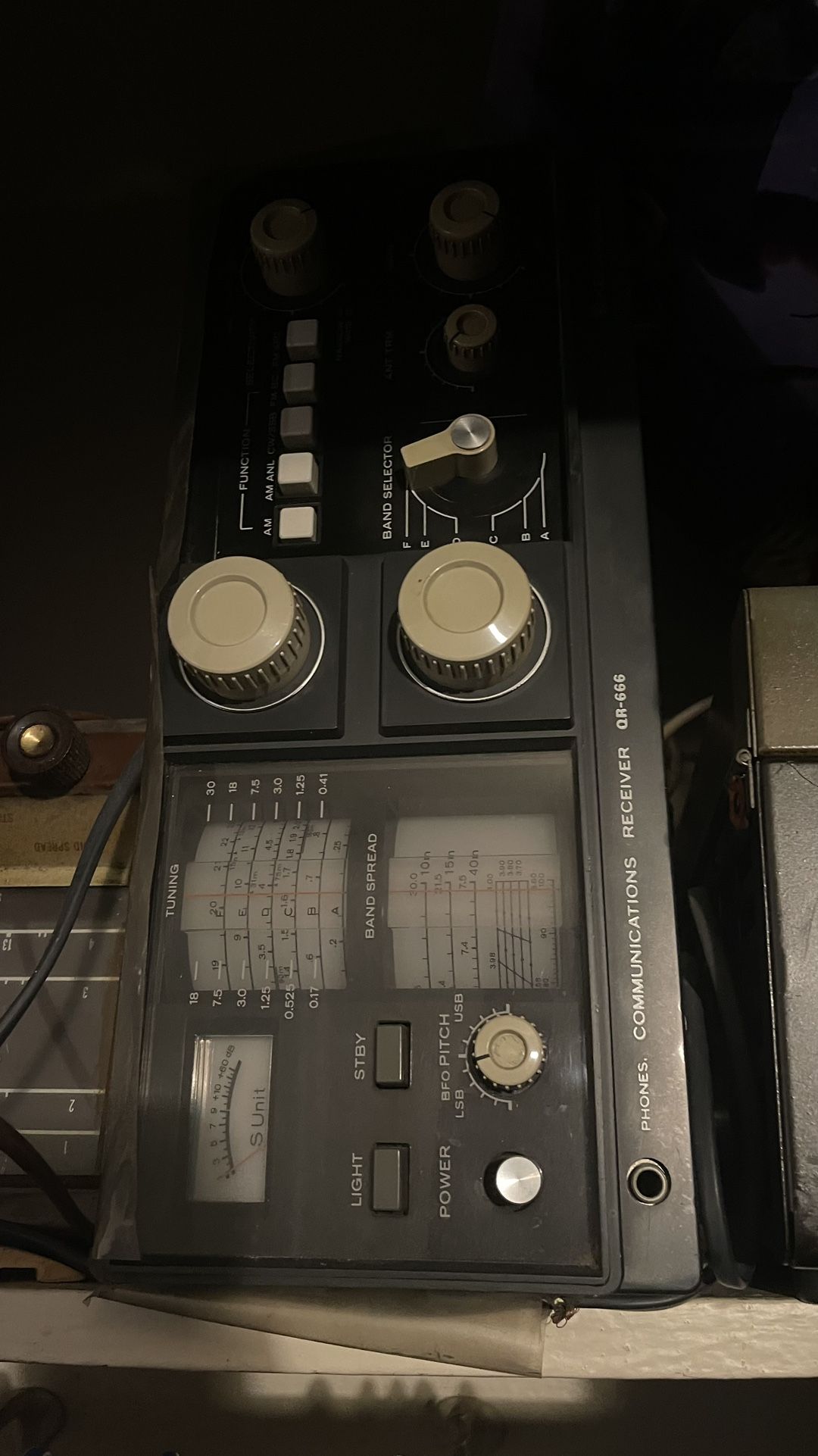 Kenwood QR-666 Shortwave Receiver AM SSB CW Radio - photo 2