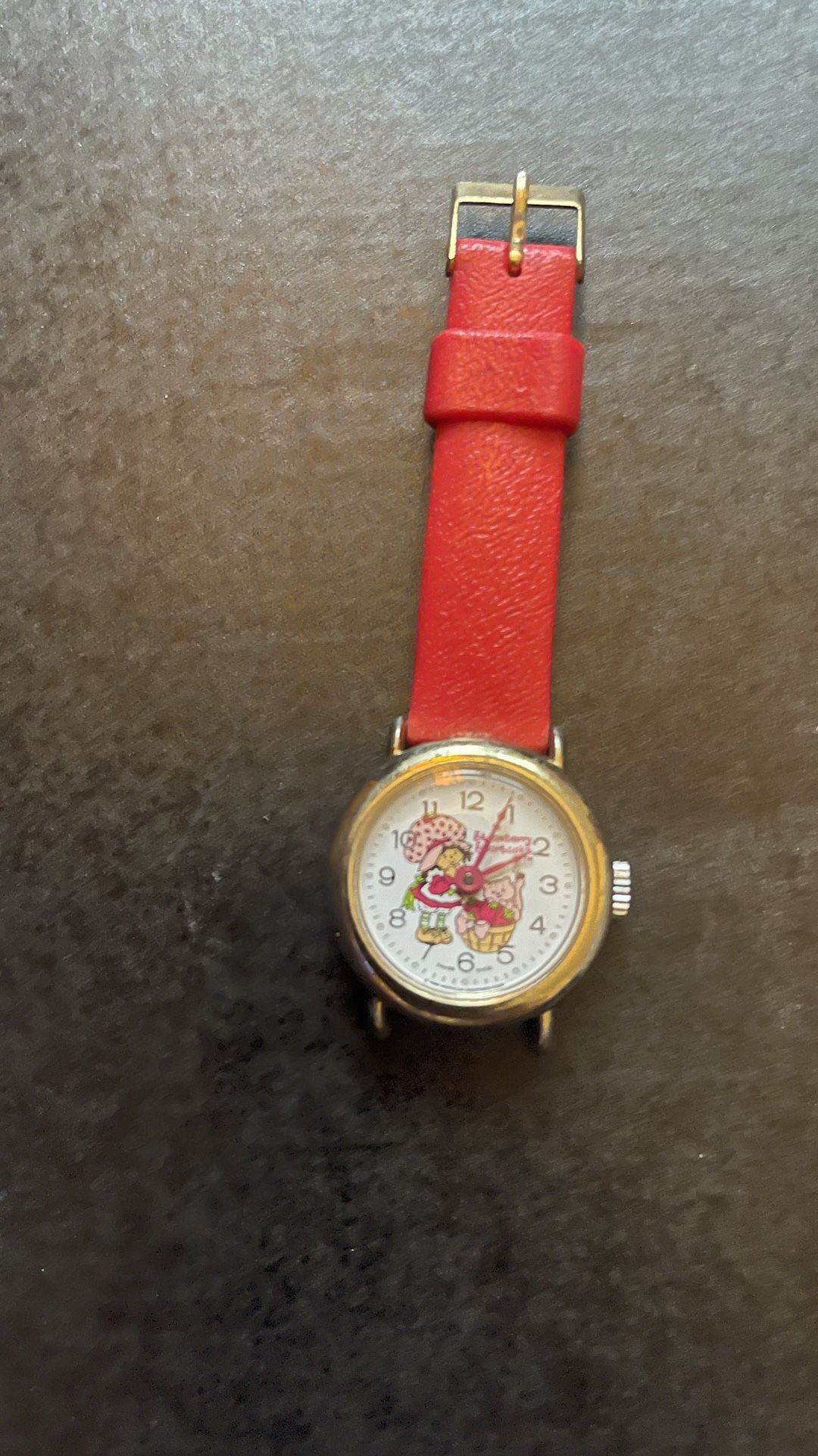 Vintage Strawberry Shortcake Watch With Red Strap - photo 2
