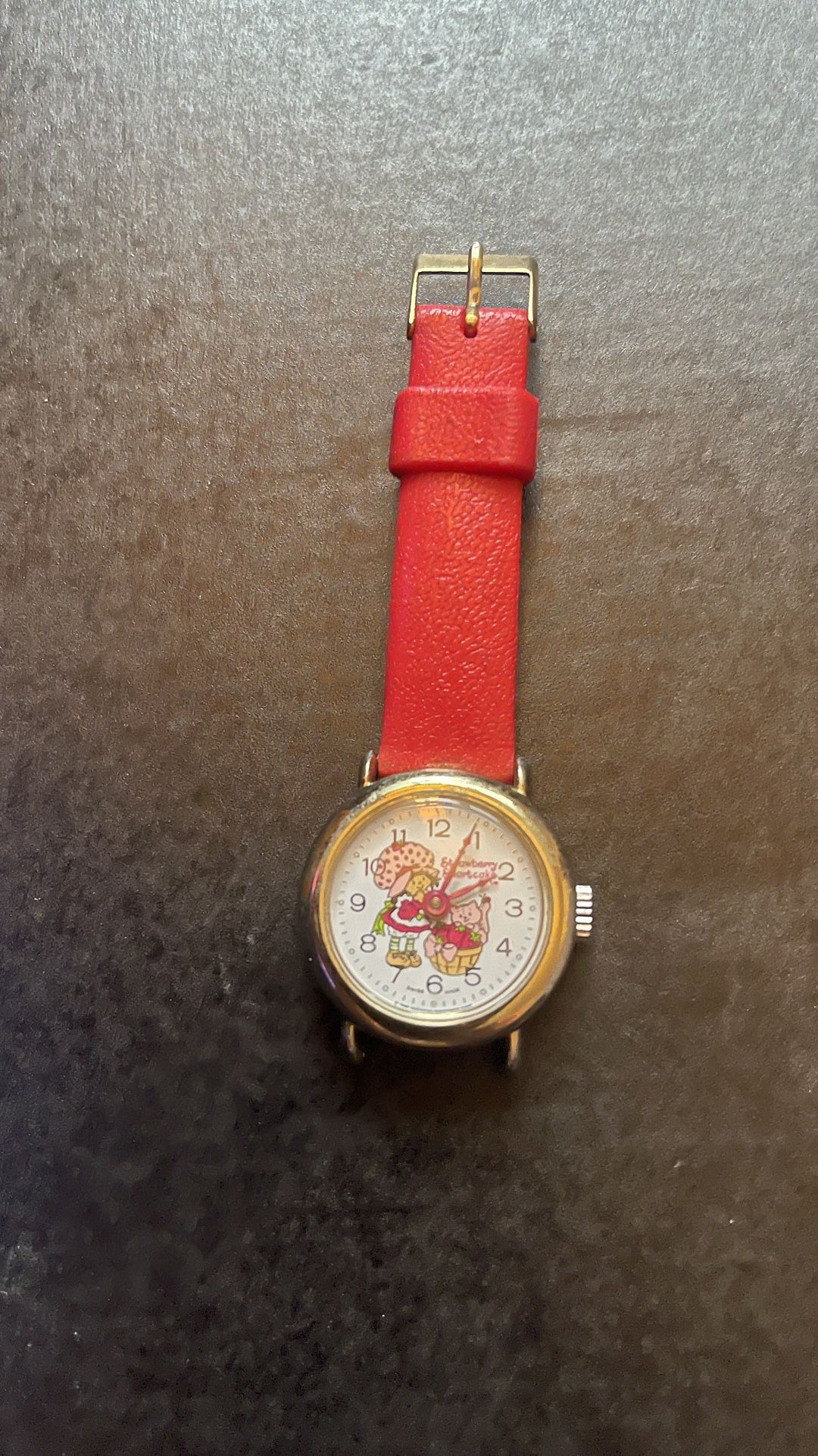 Vintage Strawberry Shortcake Watch With Red Strap - photo 3