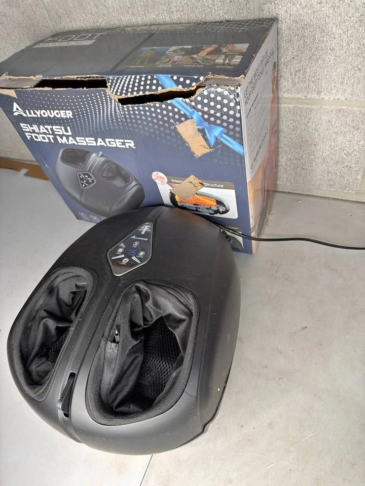 ALLYOUGER Foot Massager Machine with Heat