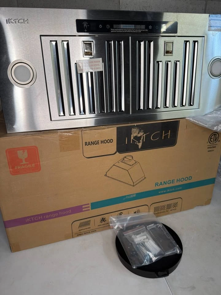 IKTCH 30 inch Built-in/Insert Range Hood 900 CFM - photo 4
