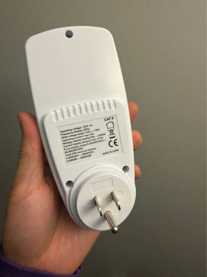 Plug Power Meter Electricity Usage Monitor - photo 2