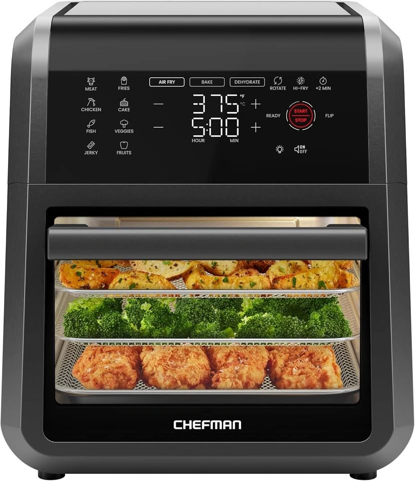 Chefman 12-Quart 6-in-1 Air Fryer Oven & Dehydrator - photo 4