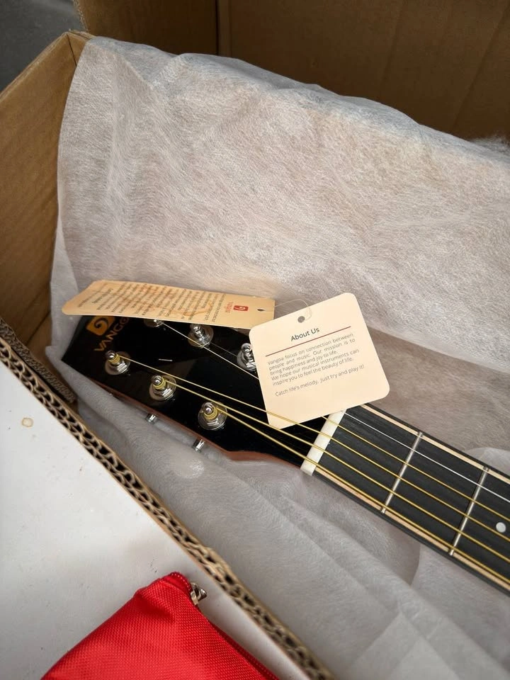 Vangoa 3/4 Acoustic Electric Guitar Beginner Kit - photo 3