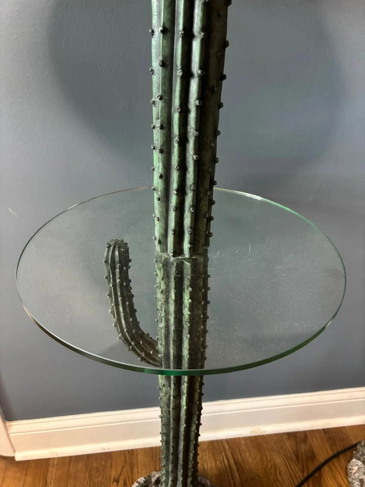 Cactus Floor Lamps with Glass Table - Set of 2 - photo 3