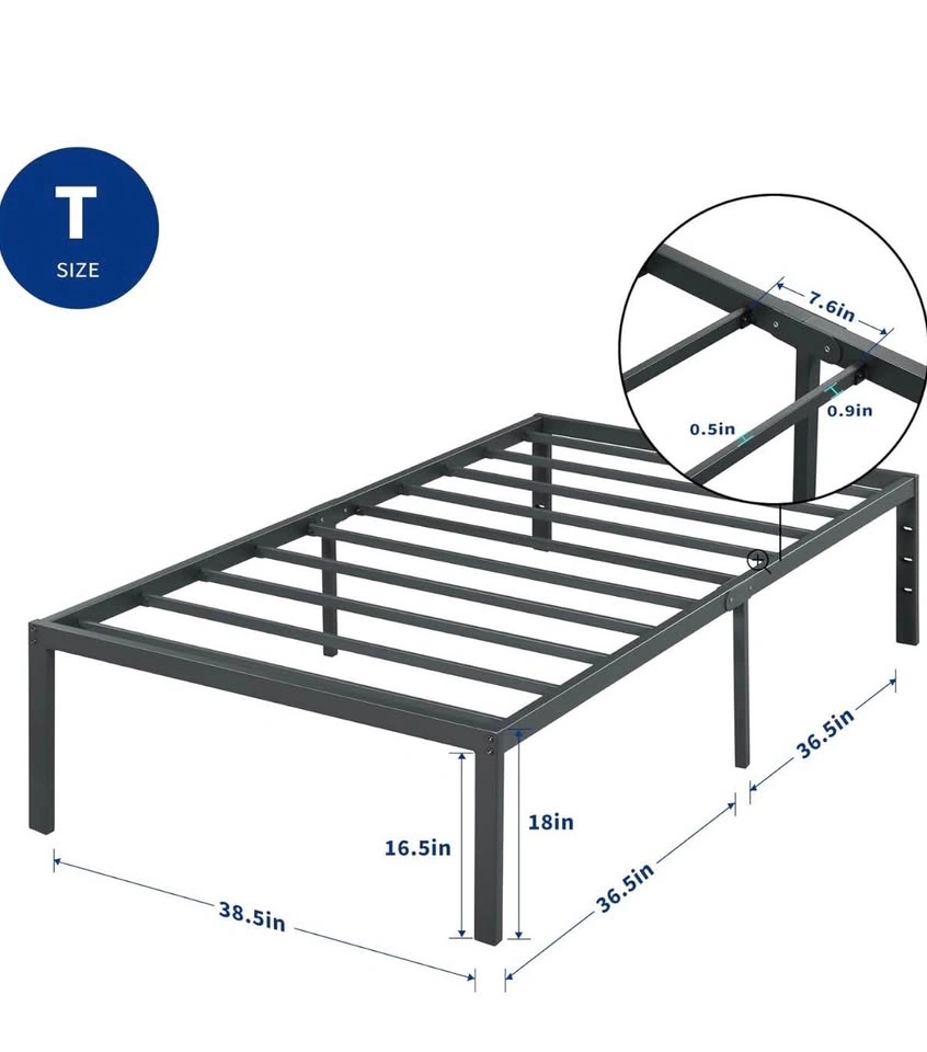 [Moving Sale] Twin bed frame and IKEA mattress - photo 3