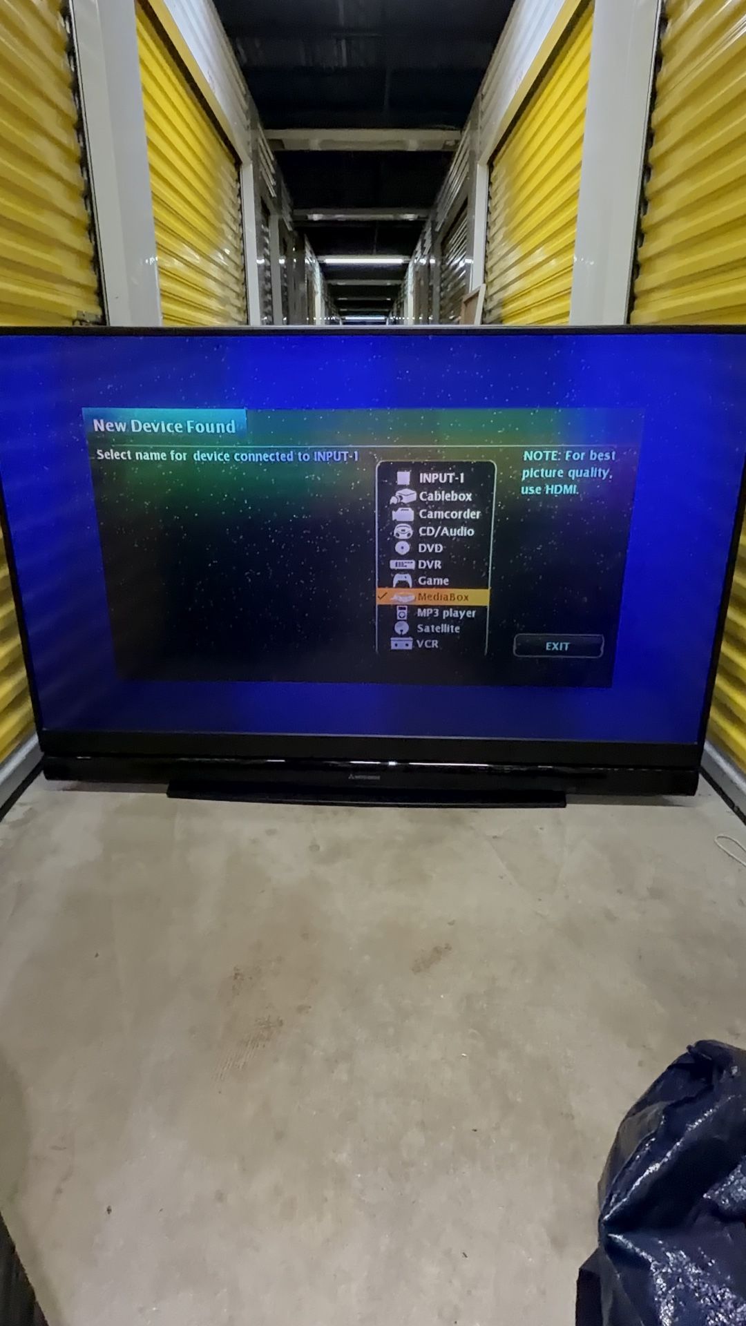 Mitsubishi 65” DLP Rear Projection TV WD-65738 Tested Works - photo 5