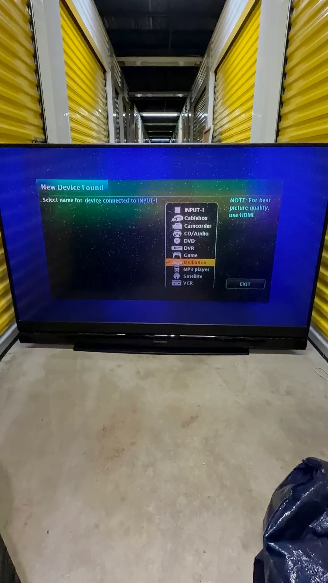 Mitsubishi 65” DLP Rear Projection TV WD-65738 Tested Works - photo 5