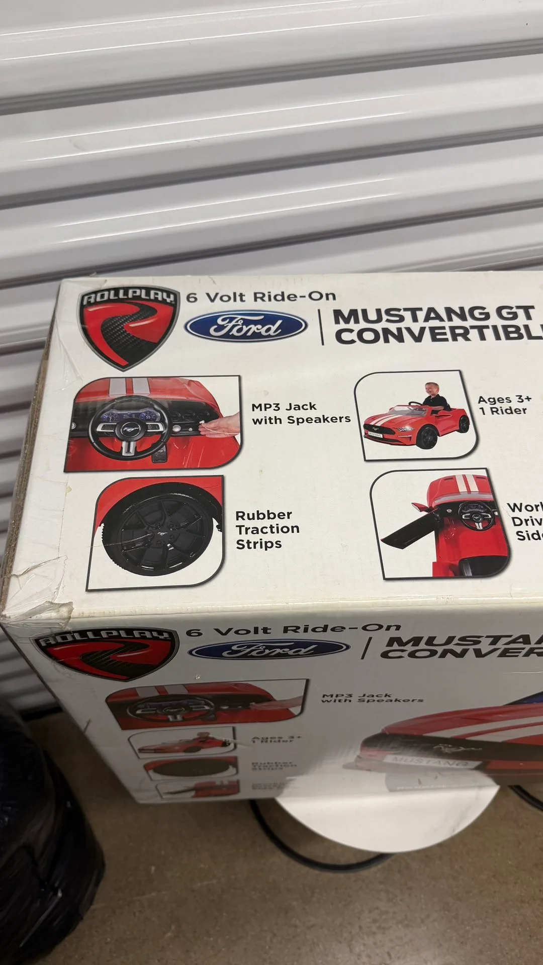 Rollplay Ford Mustang GT Convertible 6V Ride On Car Kids Toy New - photo 4